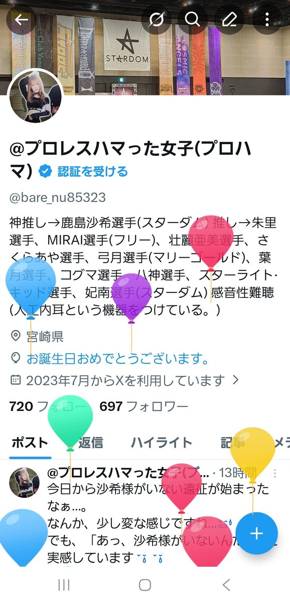 @プロレスハマった女子(プロハマ) tweet media