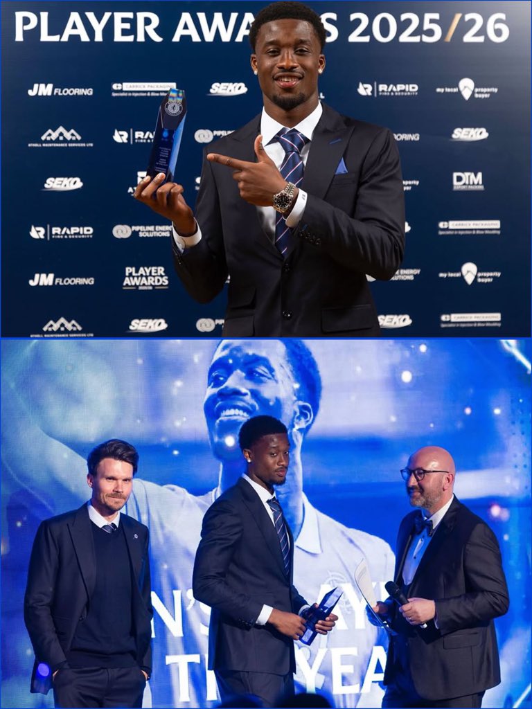 FansTribeHQ's tweet image. 💙🇳🇬✨In his First season at the Club, Super Eagles Defender Emmanuel Fernandez wins Rangers Men’s Player of the Year award as well as being named in the Scottish Premiership Team of the Year.

#emmanuelfernandez #rangers #scottishpremiership
