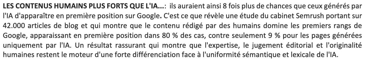 RieuTerence's tweet image. MEDIA INSIDE, la chronique hebdo de Térence de Rieu : Les 5 infos “Hors Cadre” d’Avril 2026 : 
5️⃣ LES CONTENUS HUMAINS PLUS FORTS QUE L’IA…
Mercredi 7h45/19h45@CROONER RADIO Dab+ &amp;amp; Réseaux sociaux  #digital #TV #television #streaming #media #ChatGPT #OpenAI #AI #IA #Google