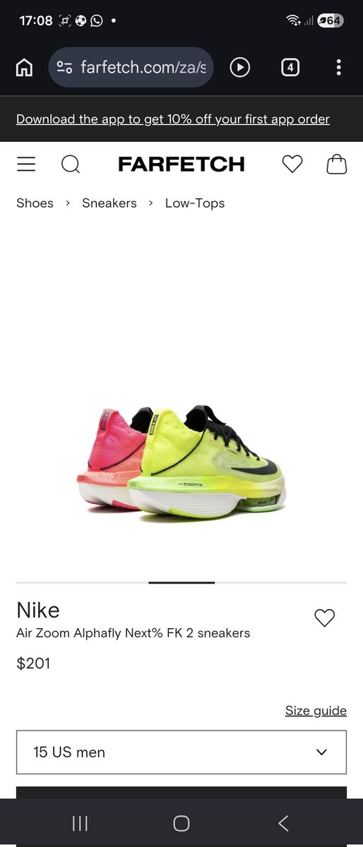 Mack_EconEng's tweet photo. @Mcfeather198761 @Ndlombango Those were sold like that, nike sold Alphafly nxt%2 in two different colours, even Vaporfly 3 there were some one different colours. https://t.co/wYGW023k64