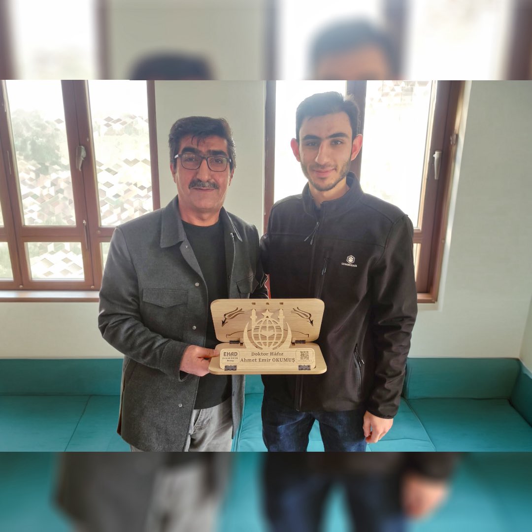 EhadErzincan's tweet photo. Erzincan’da düzenlenen üniversiteler arası Kur’an-ı Kerim’i Güzel Okuma ve Meal Yarışması’nda birinci olan Dr. Hafız Ahmet Emir OKUMUŞ’u tebrik ederiz. Rabbimiz bu güzel gayretini kabul eylesin, başarılarını daim kılsın.
@ehadgm
@EHADTV
#EHAD https://t.co/XywAqxTA1O