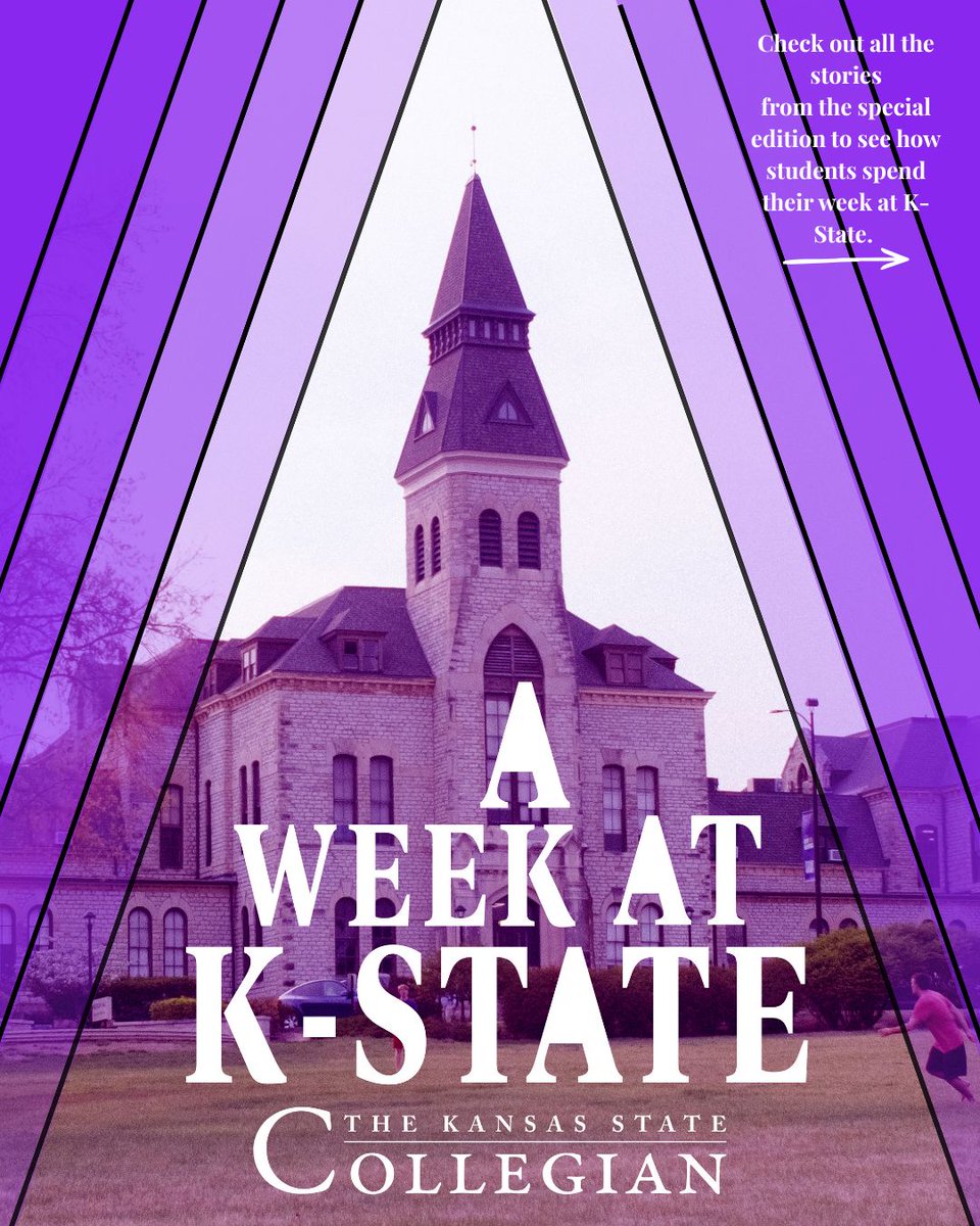 kstatecollegian's tweet image. A Week At K-State!
The special edition of the K-State Collegian shows the little moments that make K-State special. Enjoy this edition and learn what the 'Cats are up to during their time in The Little Apple.
kstatecollegian.com/flipbook/sprin… 
#SpecialEdition #Newspaper #Wildcats