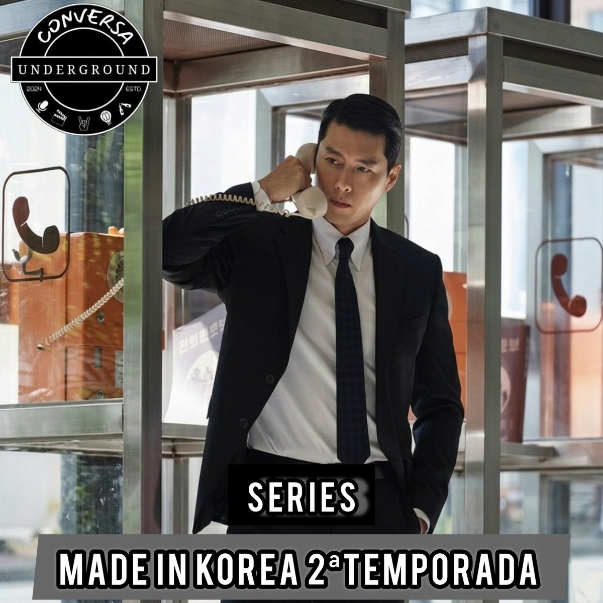 convunderground's tweet image. Made in Korea teve novas imagens da 2ª temporada reveladas pelo Disney+.
A história avança 9 anos, com Baek Ki-tae (Hyun Bin) no auge — mas ameaçado por um promotor e pelo próprio irmão (Woo Do-hwan).Estreia ainda em 2026.

📸Disney+ 

#madeinkorea #hyunbin #kdrama #disney