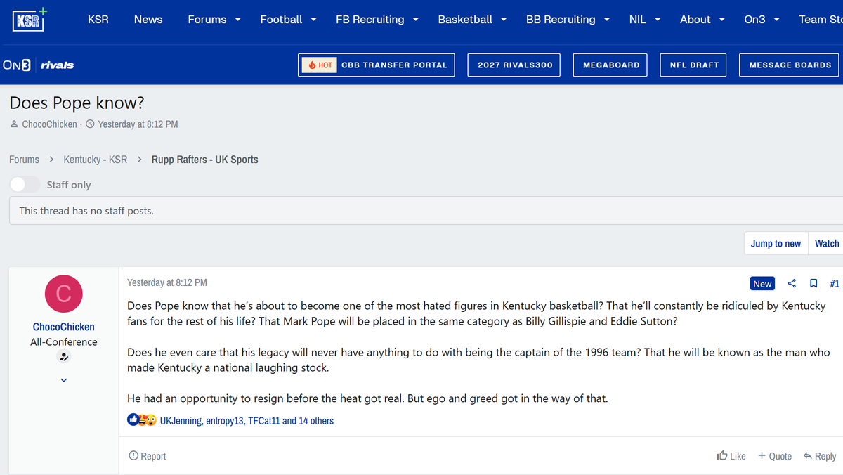 Message Board Geniuses tweet media