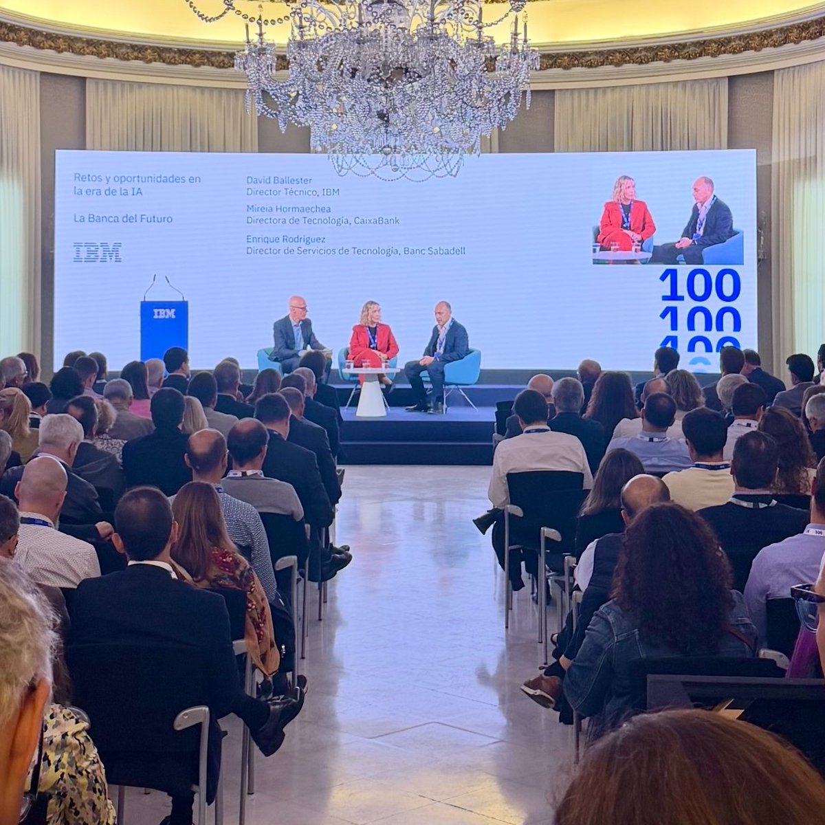 C_Tecnologic's tweet photo. 🚀 Des del Cercle Tecnològic hem assistit a l’IBM Technology Day Barcelona, en el marc del centenari d’ @IBM a Espanya.

Una jornada per celebrar 100 anys d’innovació tecnològica que han impulsat la transformació digital d’empreses i administracions del territori.

Ha estat un plaer compartir aquest espai per abordar i reflexionar sobre els reptes i oportunitats que estan definint el futur del sector, i com les noves tecnologies impulsen noves capacitats d’innovació i competitivitat.