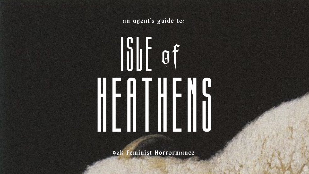karleycisler's tweet photo. A24 meets dark academia 🩸

In ISLE OF HEATHENS, a woman infiltrates an academic cult devoted to pagan ritual to save her sister from sacrifice — and falls for a cultist.

🥀yearning across the lecture hall
🦌cult sacrifice
🥀muscled fmc x hot cultist

#Q #questpit #A #H https://t.co/9dhxUdXfuV