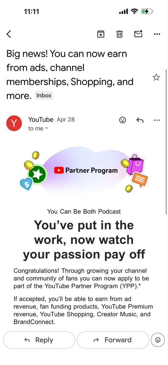 youcanbebothpod's tweet photo. @TeamYouTube I’ve met all requirements to start earning, but when I press apply nothing happens. What should I do?

#youcanbebothpodcast https://t.co/Jj2ljiRgB6