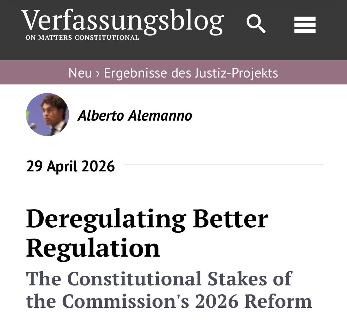 Alberto Alemanno 🇪🇺 tweet media