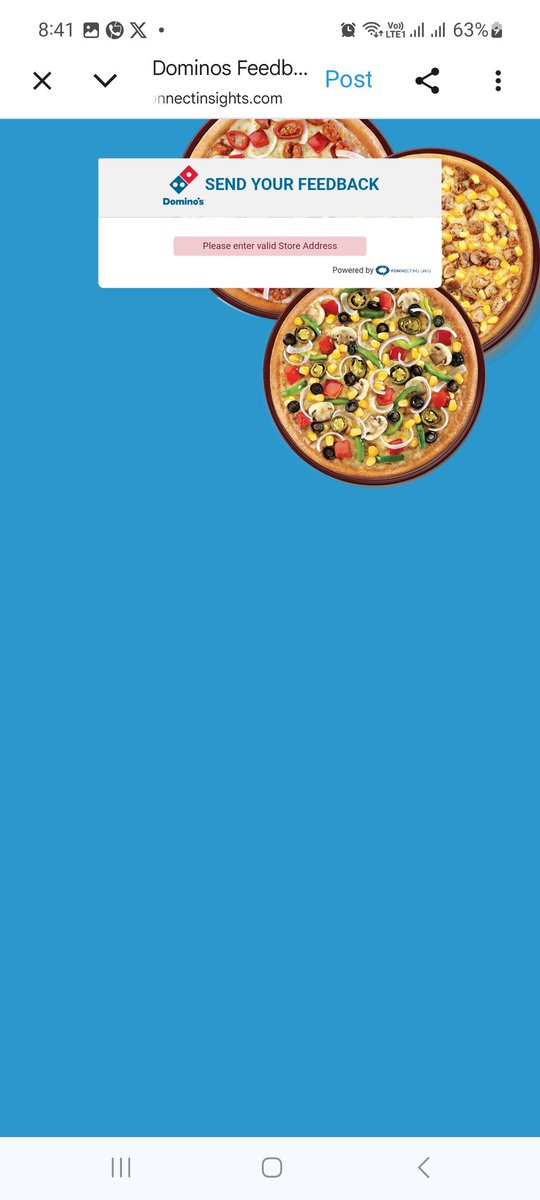 connect_Kushal's tweet photo. @CareDominos @dominos @dominos_india @consumerforum_
Please provide a drop down store list for valid store address. https://t.co/FSKdOcy82x