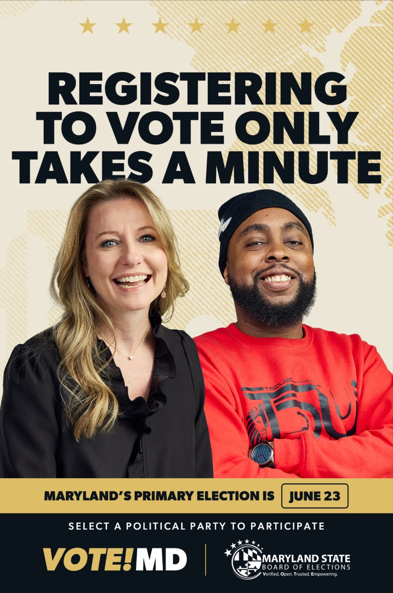 md_sbe's tweet image. For all of your election information visit vote.md.gov/vote2026 #TrustedInfo2026 #MDVotes #YourVoteYourVoice