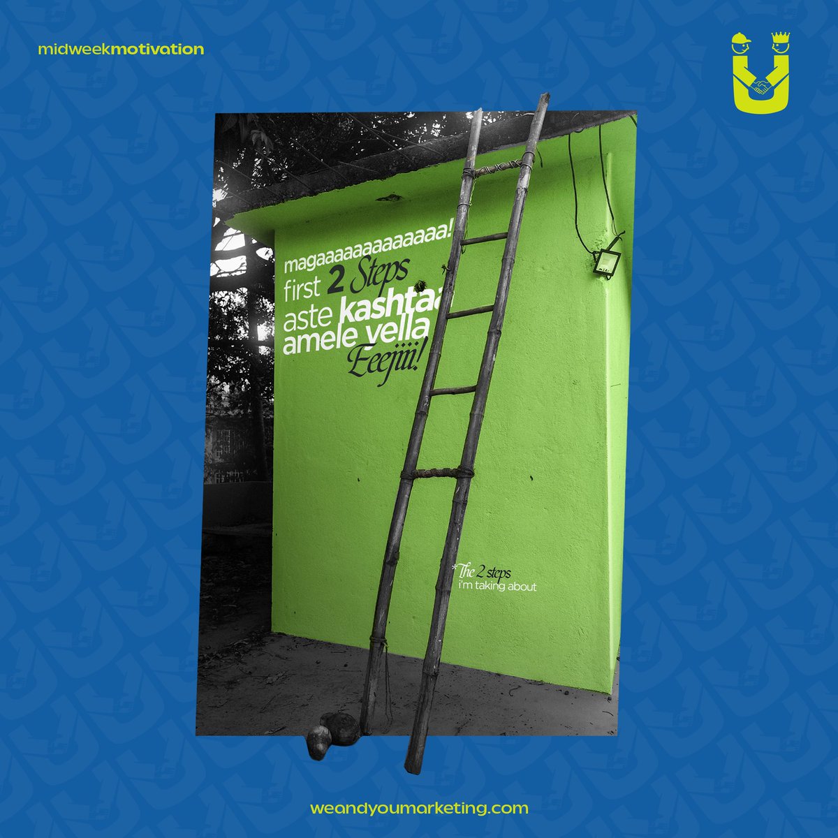 weyoumarketing's tweet image. Midweek reminder - Even the smallest step moves you forward Keep going
#MidweekMotivation #KeepGoing
#SmallStepsBigResults #TrustTheProcess#weandyou