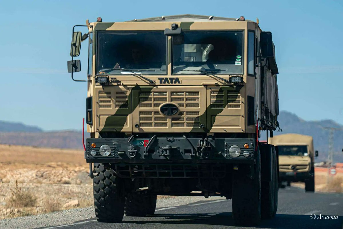 VivekSi85847001's tweet photo. India's Tata supplied 6×6 LPTA-1623 truck of Moroccan Army 🇲🇦🇮🇳 https://t.co/Y1wwF2zinA