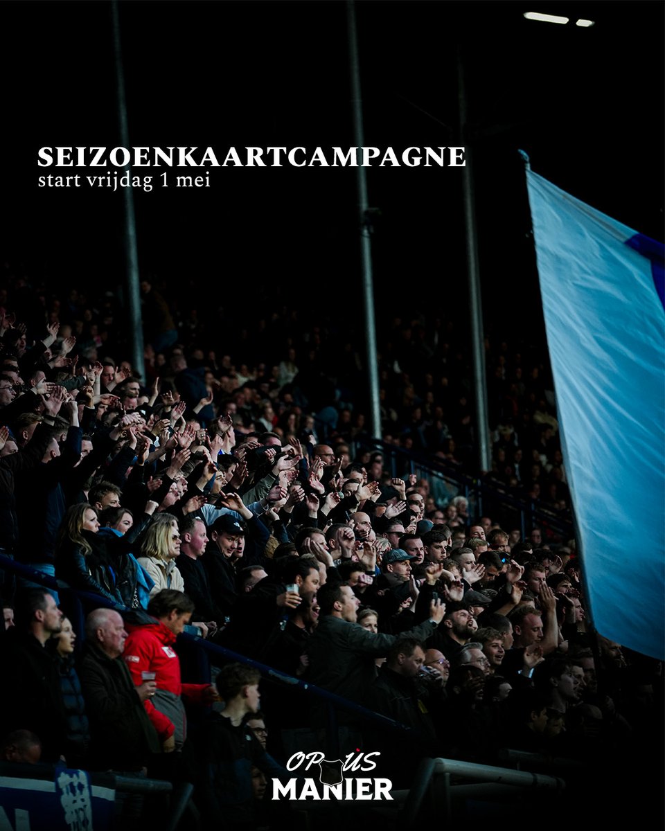 scHeerenveen's tweet photo. 🎫 sc Heerenveen gaat aankomende vrijdag beginnen met de seizoenkaartcampagne 'Op ús manier'. 

Lees hier praktische informatie als je jouw seizoenkaart wilt verlengen of een seizoenkaart wilt kopen ➡️ https://t.co/J3dZcn4Cko https://t.co/wX8oRPkz1R