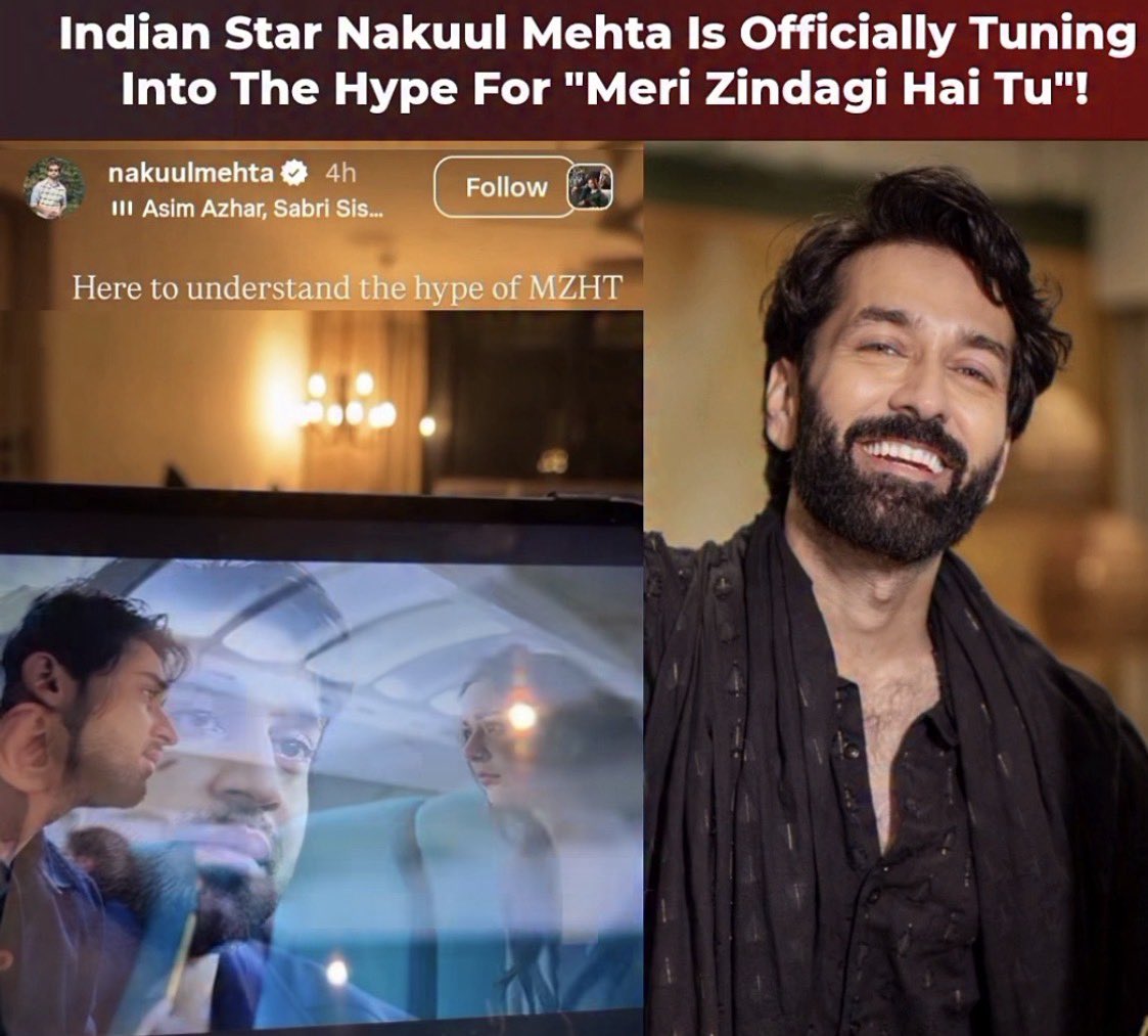 Nakuul Mehta’s obsession on Pakistanis is unreal. Gushing over their shows especially given the history of Pakistani celebrities criticizing OperationSindoor. 
Shame on you <a href="/NakuulMehta/">Nakuul Mehta</a> !!!