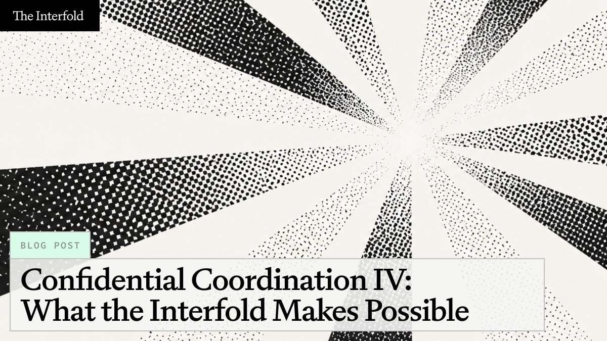 The Interfold tweet media
