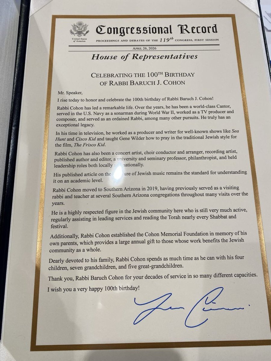 Congressman Juan Ciscomani tweet media