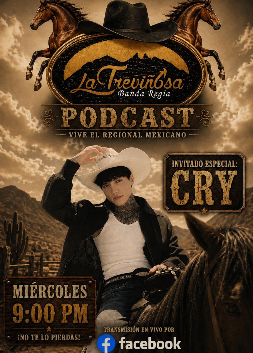 Estamos listas para ver a <a href="/xCryboy/">Cry</a> y <a href="/Latrevinosa01/">La Treviñosa Banda Regia</a> 

Nos vemos en su Facebook live dando mucho amor y comentarios bonitos 

#CryXLaTreviñosa