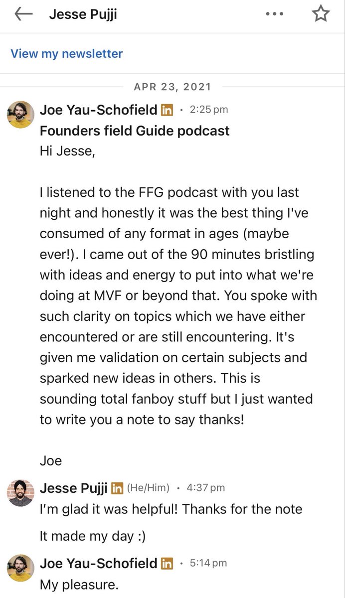 locked in and trying to figure out performance marketing or trying to crack new marketing channels? then this remains an absolute classic. When I listened 5 years ago I had to tell <a href="/jspujji/">Jesse Pujji</a> how good it was. I re-listened last week and still slaps. Cc <a href="/patrick_oshag/">Patrick OShaughnessy</a>