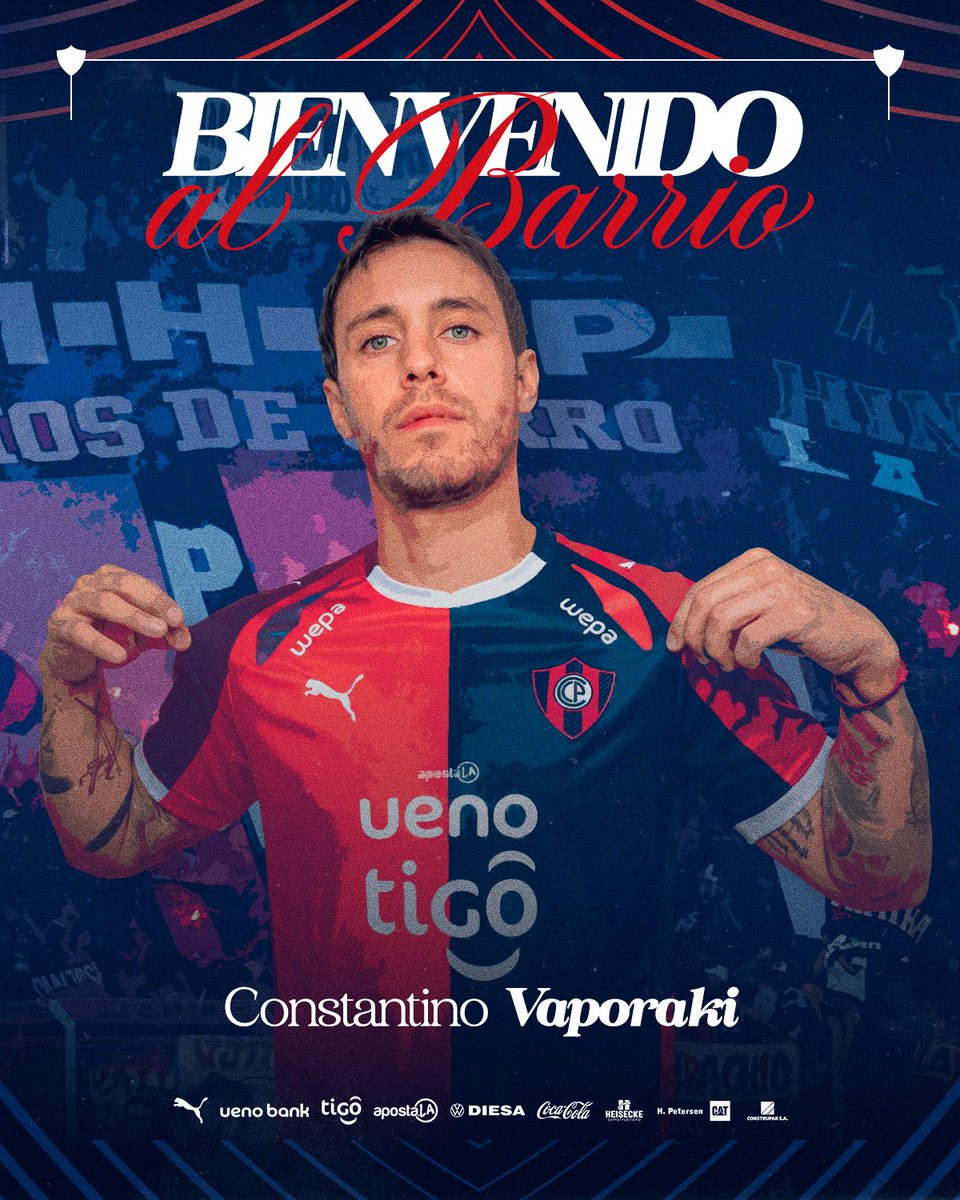 CerroFutsalFIFA's tweet image. OFICIAL | Constantino Vaporaki, campeón del Mundo en 2016 y bicampeón de la Copa América con la Selección Argentina en 2015 y 2022, es nuevo jugador del Ciclón de Barrio Obrero para la @LibertadoresFS 🌪️🔵🔴

¡Bienvenido al Barrio, Kiki! 🏟️🔥⚽