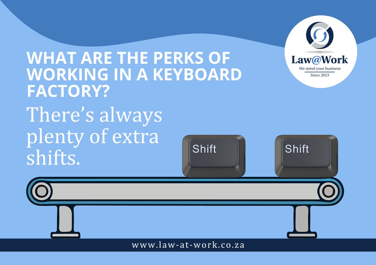 LawAtWorkZA's tweet photo. Office Humor.
#LabourLaw #Labour #HumanResources #HR #Labourrelations
#LawAtWorkZA
https://t.co/AnkE6aa5pH https://t.co/5S45uvUp1w