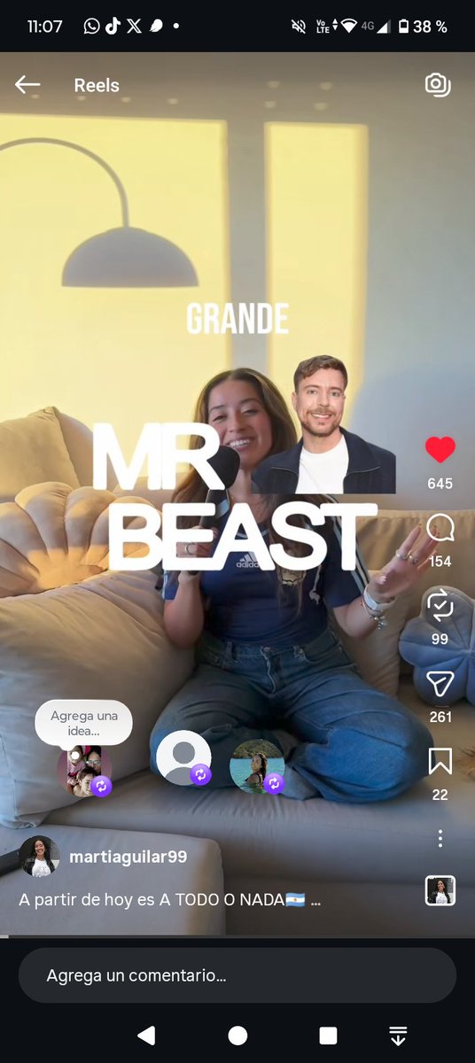 RoQuiroga99's tweet photo. https://t.co/DyklgTdoS5 Martina Aguilar, una argentina que tiene la posibilidad de ir a los juegos mundiales de @MrBeast UNA ENTREVISTA DALE @NicolasOcchiato #nadiedicenada https://t.co/QIcfPZdNeF