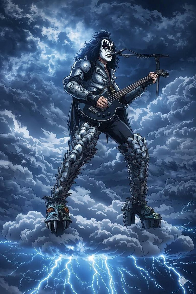 jrg393's tweet image. #genesimmons #godofthunder