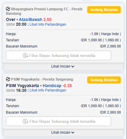 gakasalbet's tweet photo. GASSS ALL IN LIGA INDONESIA !! 👊

Psim yogyakarta hdp -0.25 ft 🇮🇩
Persib bandung over 2.50 ft 🇮🇩

yang mau versi full bill meluncur langsung ke DM atau klik Link https://t.co/2tsm3Xl1pi !!! ✈️🛩💰💰 https://t.co/9vNfmAQsHq