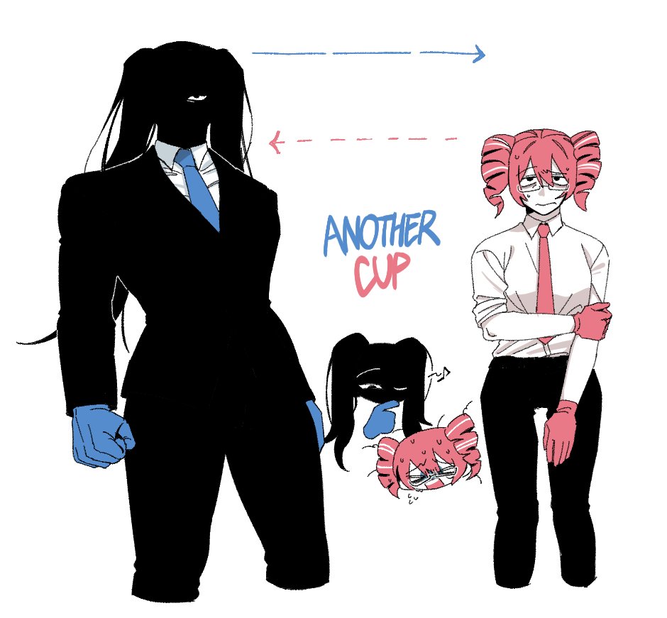 uman_00101's tweet image. #ANOTHERCUP
체격차이 어느정도인지 감 잡으려고 슥슥...