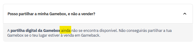 nunovalinhas's tweet photo. Ano e meio depois... não, AINDA não dá para partilhar a #GameboxSCP via Gameback, como foi prometido e seria - arrisco - bem mais simples de implementar do que a revenda do lugar.
Não havendo procura (nem venda nem amigos), lamento, #SportingCP, mas fica difícil. https://t.co/HiVICJzgoR