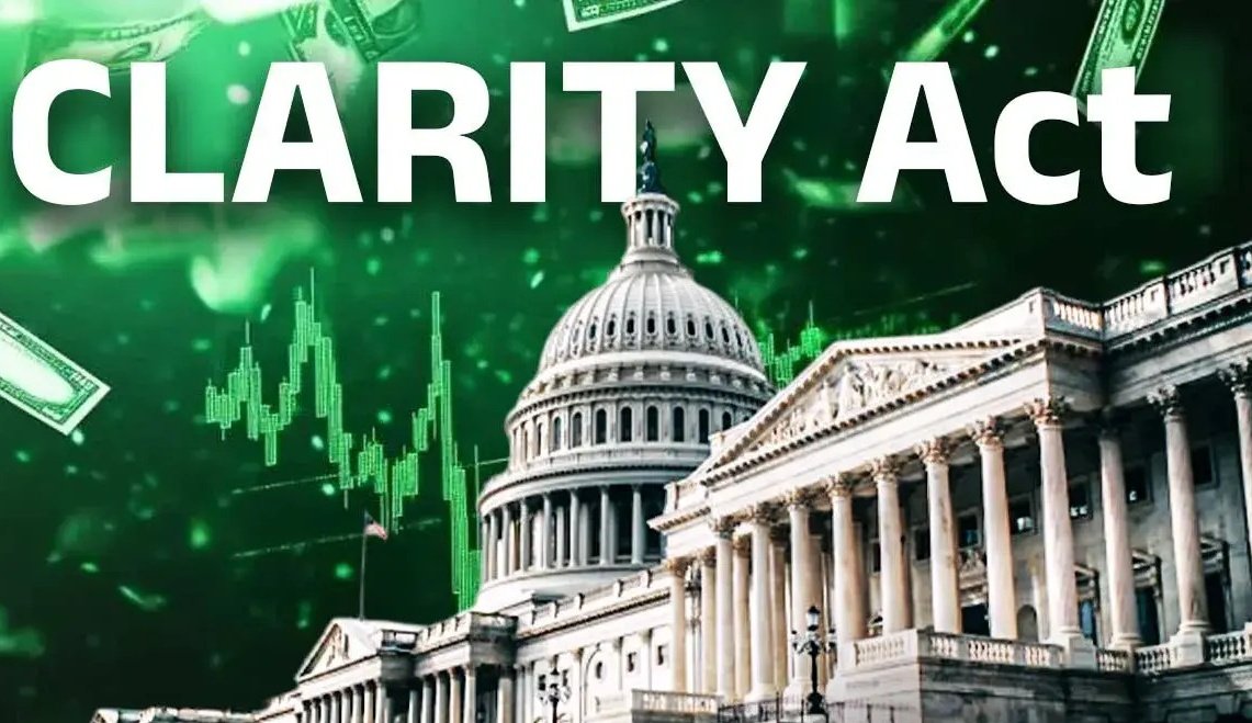 ChartNerdTA's tweet image. 🚨 JUST IN! @SenThomTillis says he's ready to push the #CLARITY Act to a markup and will ask the chair to "move forward" with scheduling. Stating, "It's time to get it before the committee to move it forward." 🏛