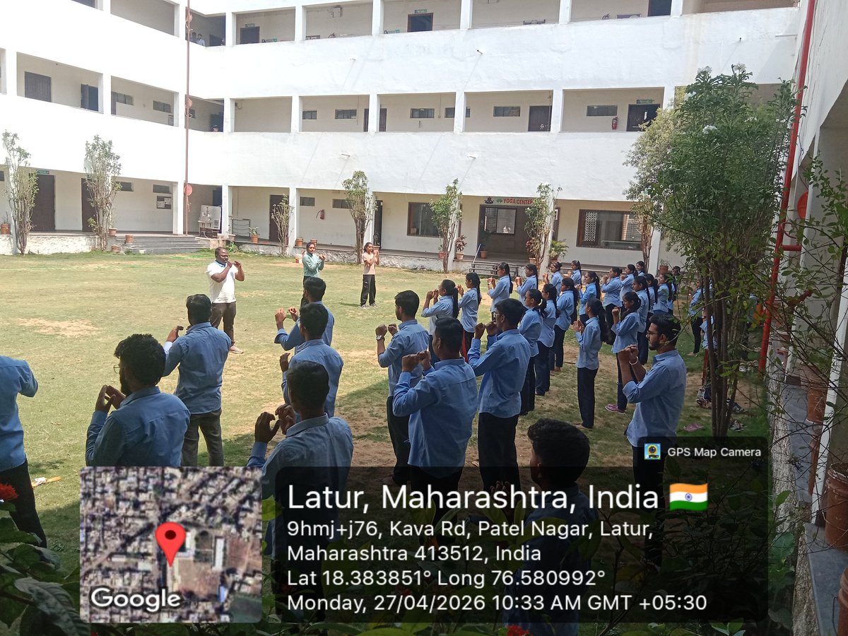 mb_manke's tweet photo. One Week "Self Defence Traning Program" from 22/04/2026 to 28/04/2026 Organised by Channabasweshwar Pharmacy College (Degree), Latur.
@_NSSIndia @MaharashtraNSS https://t.co/p9rPxjl0OQ