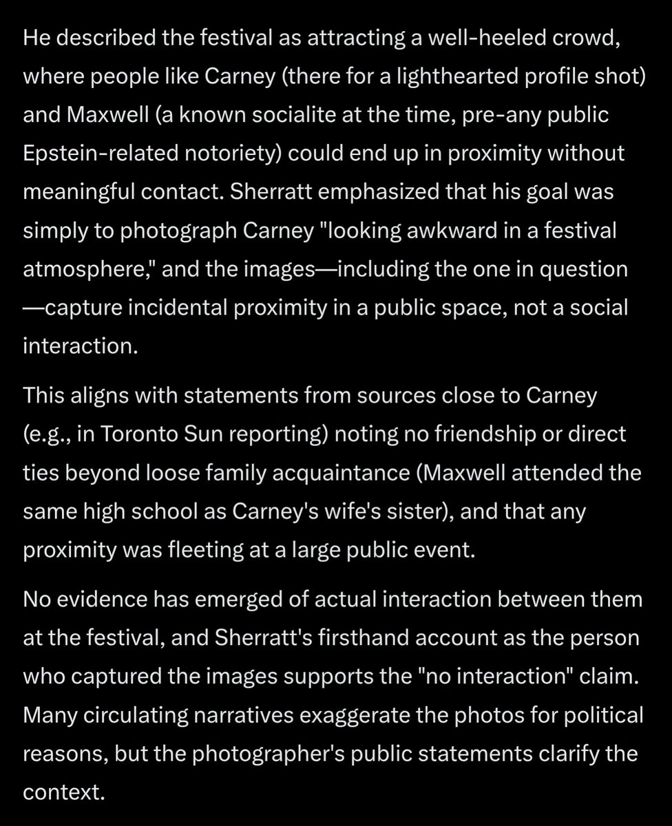sock82's tweet image. Fun fact about cameras-they don't have depth perception
Here are a series of photos taken at the same public event by the same photographer, Adrian Sherratt, who stated publicly that Carney &amp;amp; well known (at the time)socialite #Maxwell did not interact
#ReleaseTrumpEpstienFiles