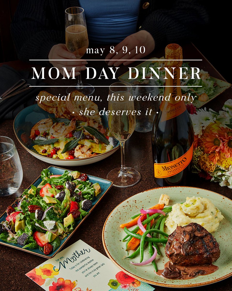 MilestonesCa's tweet image. We're helping you celebrate a little extra this Mother's Day! Make it a weekend 😋 because she deserves it.

#Milestones #MothersDay #celebrate #foodie #mimosa #brunch #bellini #cocktails