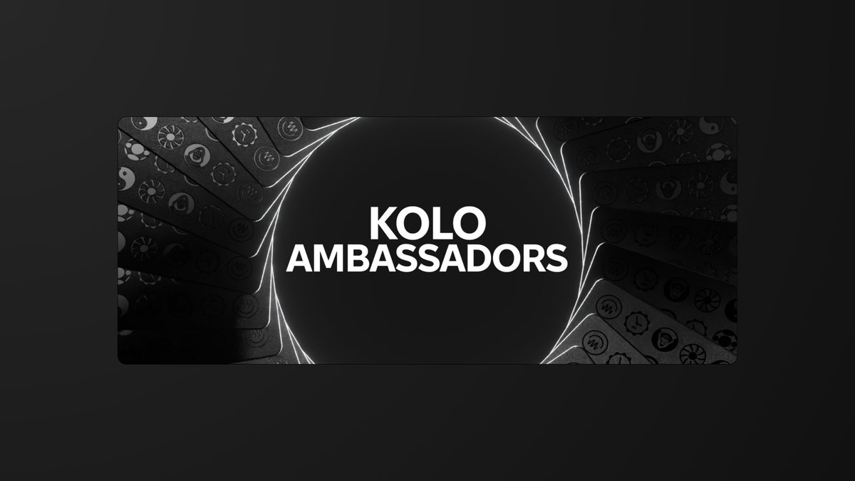 0xSani's tweet photo. kolo is looking for ambassador program participants

the mission promoting crypto to visa payments globally

the pool $15,000 distributed monthly based on reach and credibility

join here https://t.co/Gp4JNW6Ow9 https://t.co/d9VnfBIHrt