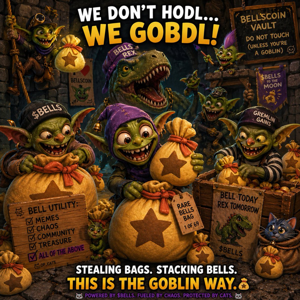 YarSawyer's tweet photo. someone said goblins $BELLS https://t.co/WBF6kl2VOJ
