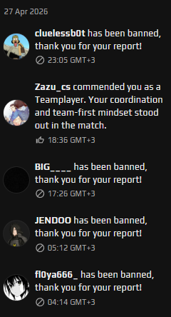 DaWiener69's tweet photo. How on earth is this normal? @FACEITcs @FACEIT_Darwin I would understand every now and then but feels like every game I have to report 3 guys minimum. https://t.co/DpdK0AWfWz