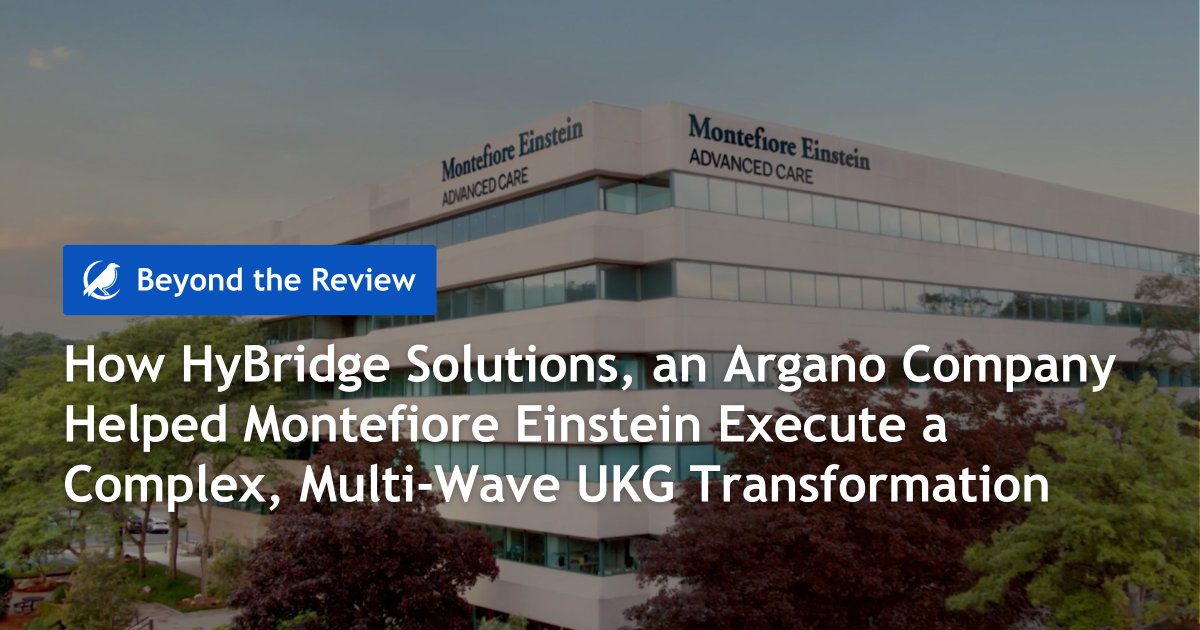 ravenintell's tweet photo. In this Beyond the Review, Bonnie Tinder sat down with Nick Khadaroo, @UKGInc Domain Lead at Montefiore Einstein, to discuss what it takes to execute and sustain a UKG transformation with HyBridge Solutions.

https://t.co/2VpaoFHqWw

#RavenIntelligence #HyBridgeSolutions #UKG https://t.co/l0qCrnGz20