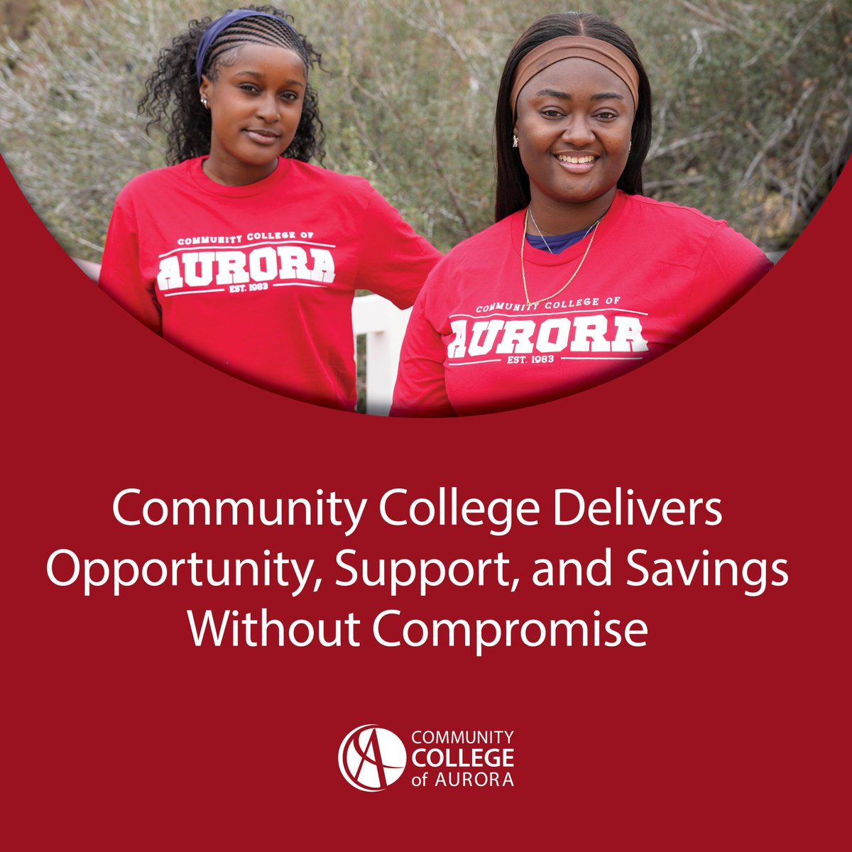 CCAurora's tweet image. April is Community College month, and we’re celebrating the benefits of attending a school like CCA. Real students share that CCA provides high-quality education with the same opportunities and support services as universities. #CommunityCollegeMonth  #educationforall
