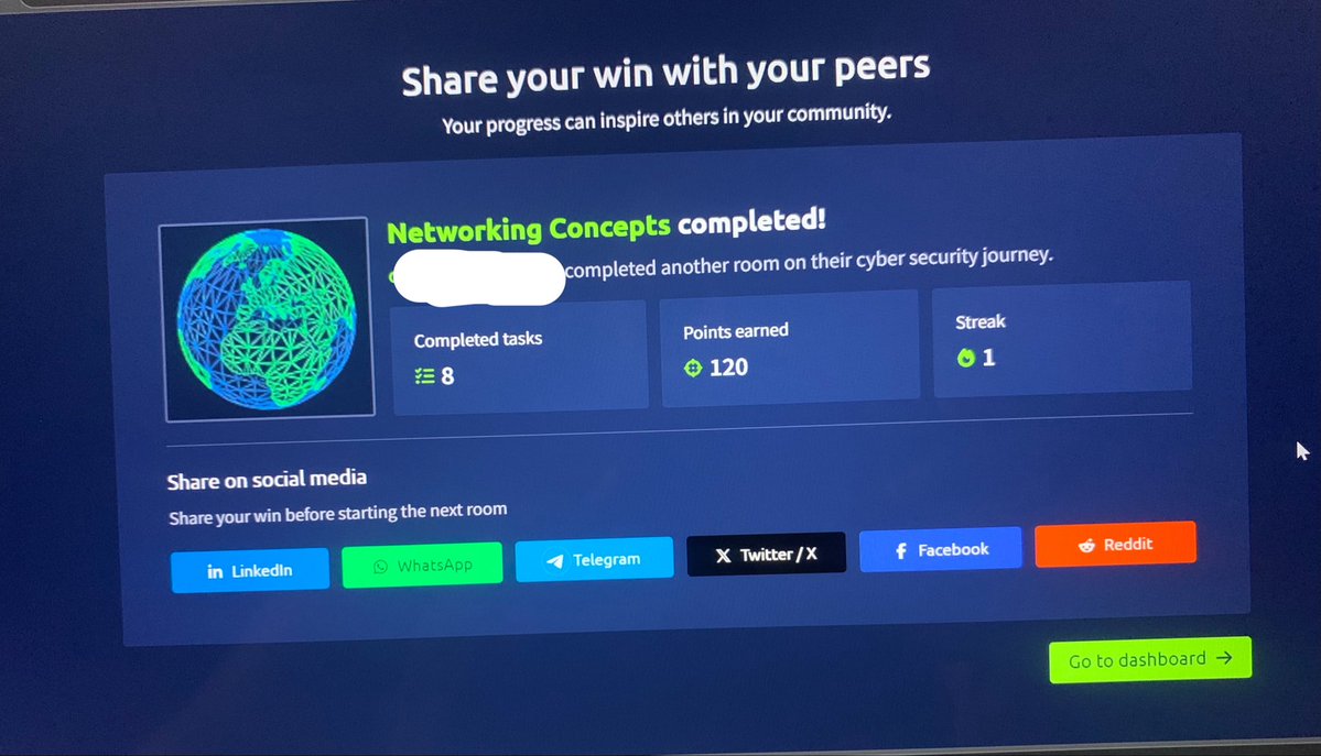 mr_kay7's tweet image. I completed the Networking Concept room on @tryhackme Moving past the theory and into TCP/IP, UDP vs TCP, and even some hands on telnet. Learning that a 3way handshake is basically just computers being polite before they scream data at each other. 

#CyberSecurity #Networking