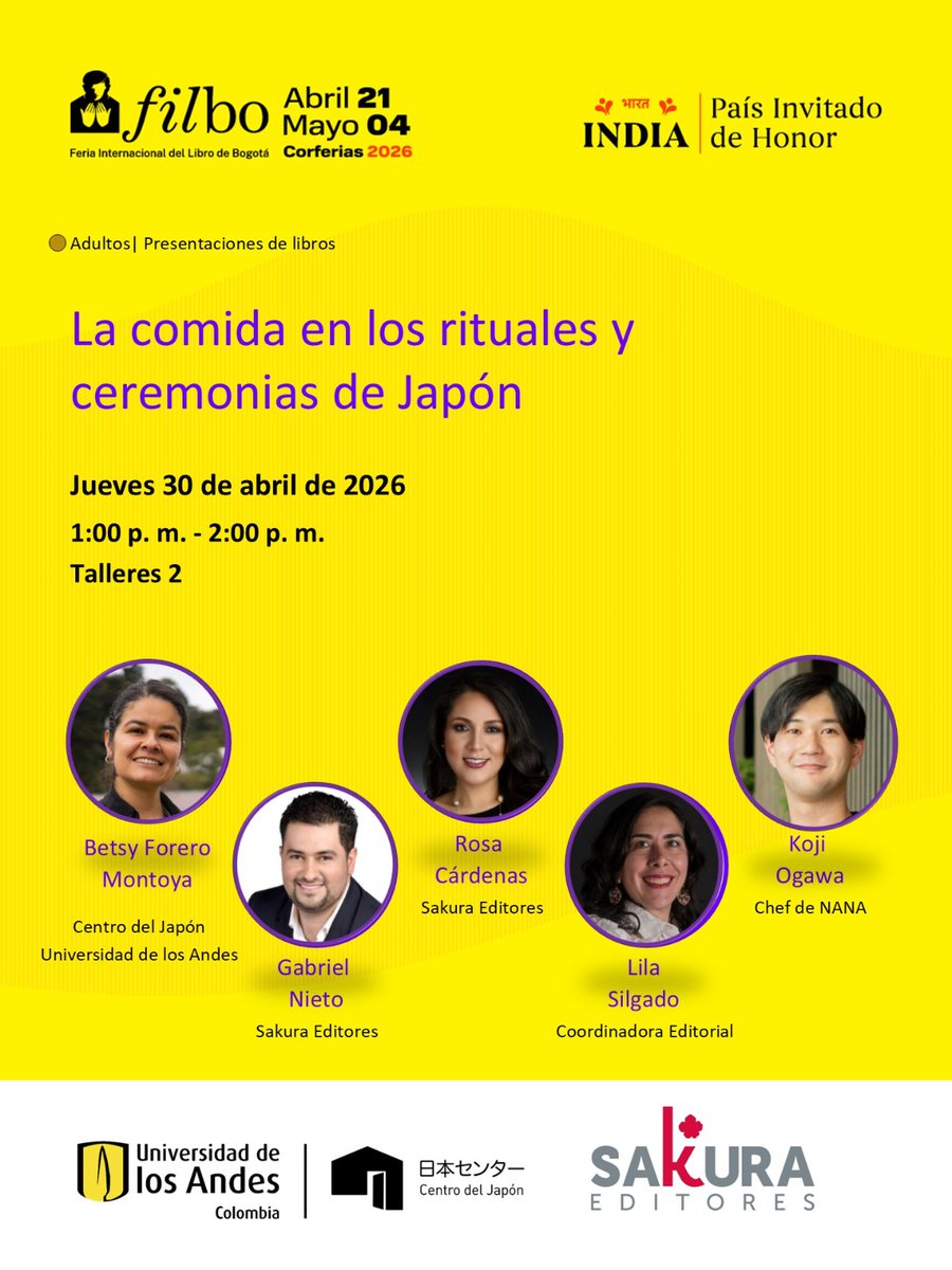 rosaintokyo's tweet photo. Es mañana, en la sala Talleres 2 de Corferias en Bogotá. Los esperamos. https://t.co/fJihZqASvK