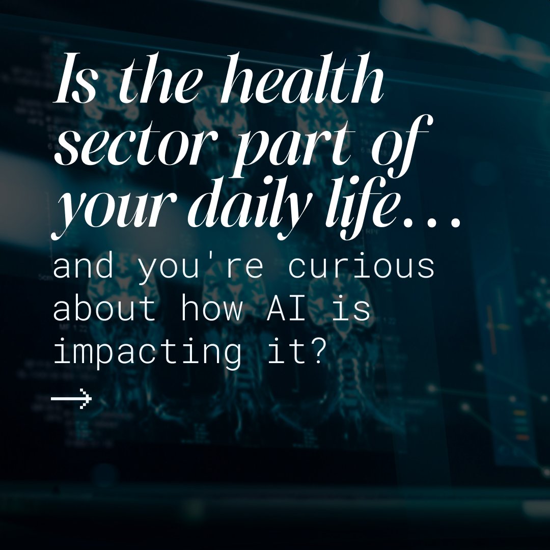 lisbonaiweek's tweet photo. Is the health sector part of your daily life and do you want to explore how #AI can impact it?🩺Get together more health professionals and lead a session to explore the role of AI in the sector. Share the idea and if it fits, we’ll help boost it!🚀Join us: https://t.co/n1a9jbeBW1 https://t.co/dWHbyjWz9S