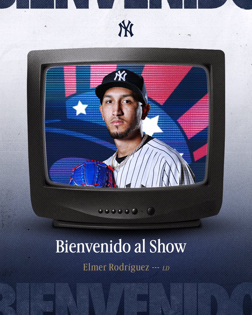 Yankees_Beisbol's tweet photo. ¡Bienvenido al show Elmer! 🔥🇵🇷

#LosDelBronx https://t.co/9MBS6eJSIO