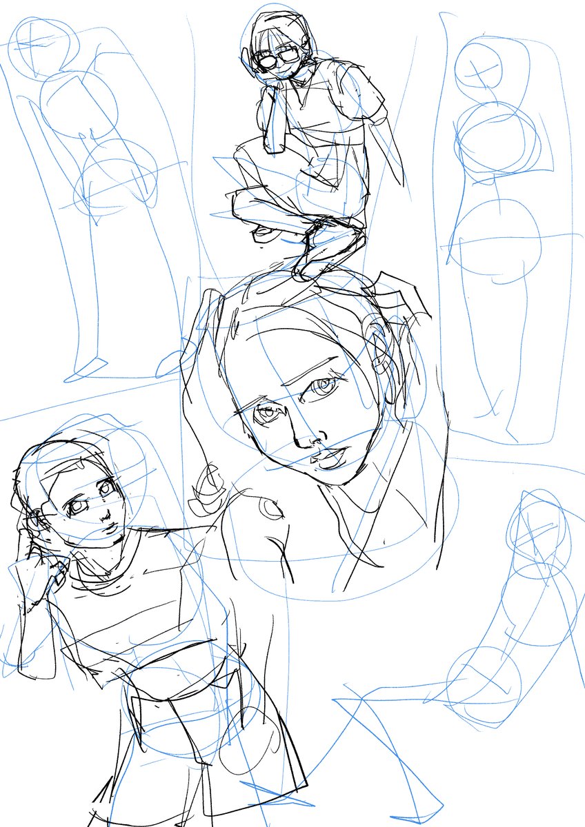 haichoru's tweet image. お絵描き練習生活1000日目
練習中...

おやすみなさい

#illustration #drawing #clipstudiopaint