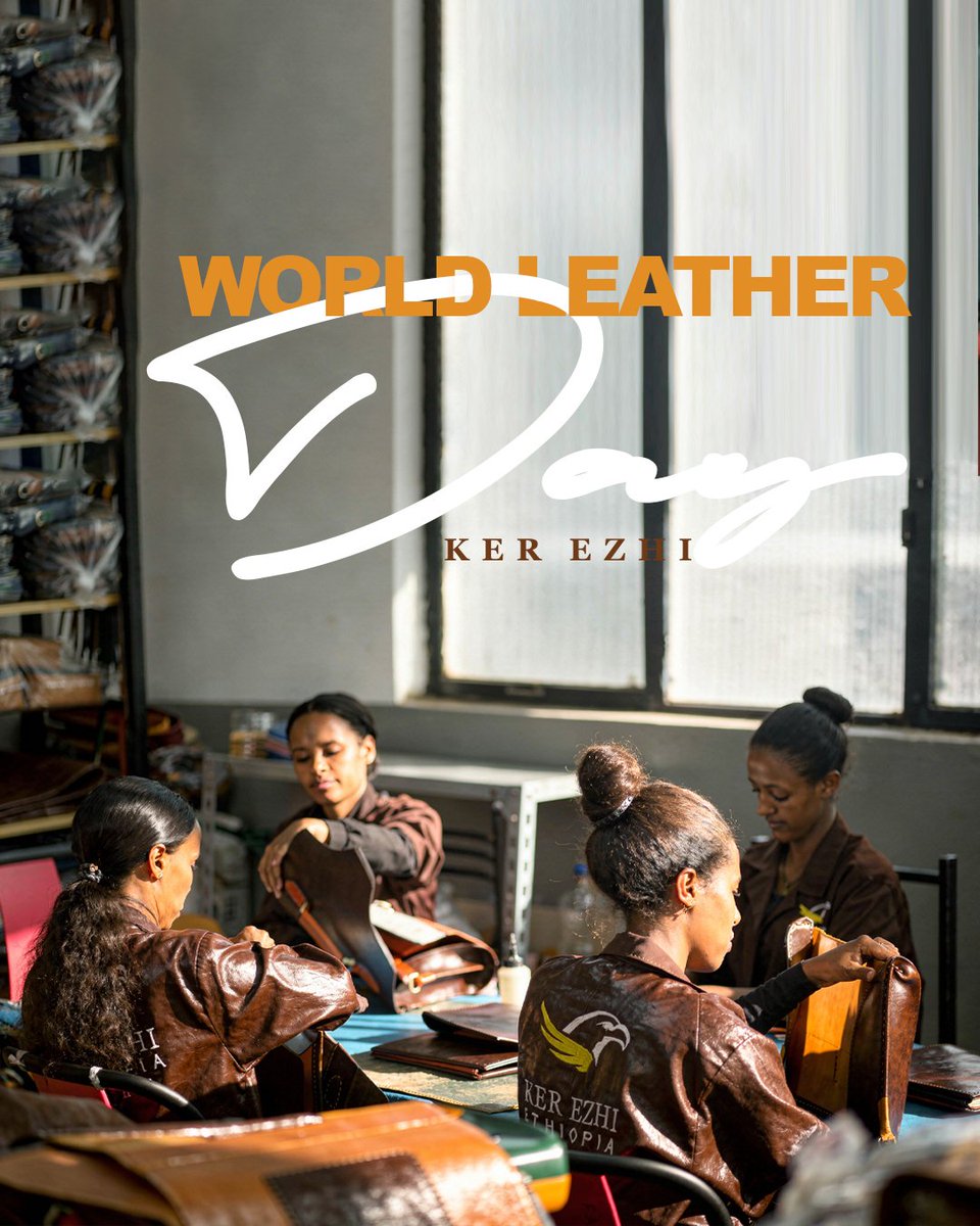 ezhi_ker's tweet image. Honor the Craft!

This World Leather Day, Ker Ezhi celebrates skill, heritage, and timeless design. From raw material to refined form, every piece tells a story of care and creation.

Crafted and designed with love.

kerezhiethiopia.com 

#WorldLeatherDay #KerEzhi #MadeToLast