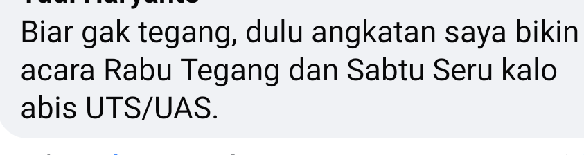 wonderpic's tweet photo. @jerukperas_13 Ini komen bbrp alumni, ga mau kalah susah 😅😅 https://t.co/6cVMHyqBuE