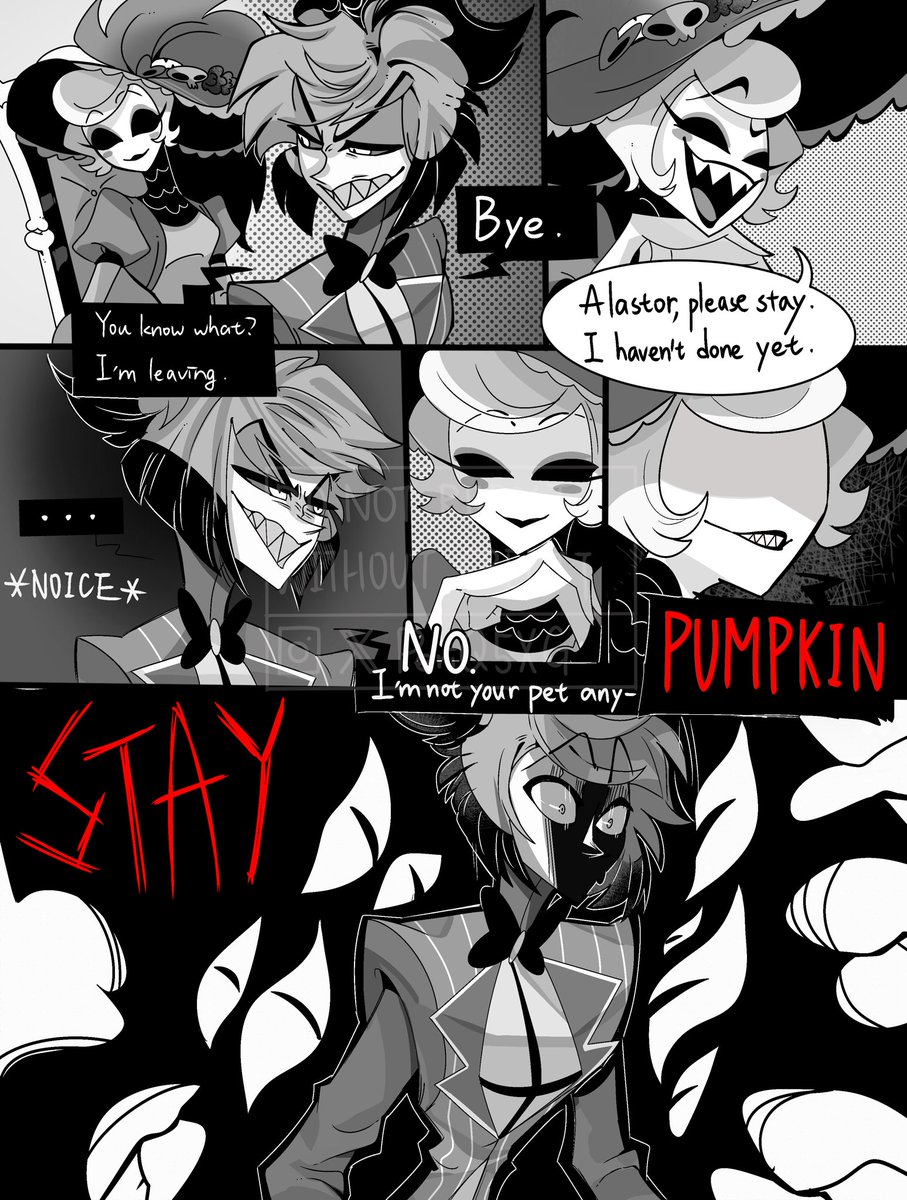 PeriQ5XG's tweet image. “I’m still a strong demon you’ve known.”
#radiorose #HazbinHotel #HazbinHotelAlastor #HazbinHotelRosie