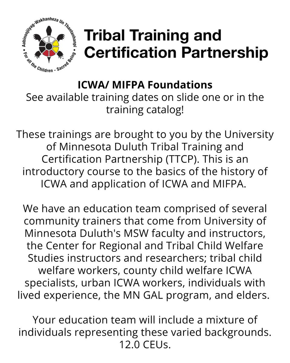 Minnesota Child Welfare Training Academy tweet media