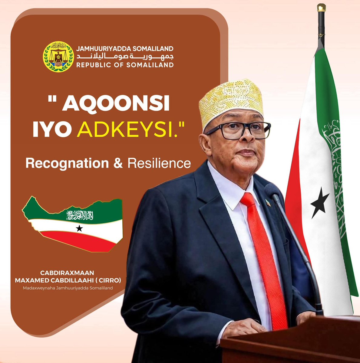 recognizeSL's tweet image. #Recognition and #Resilience 
#Somaliland