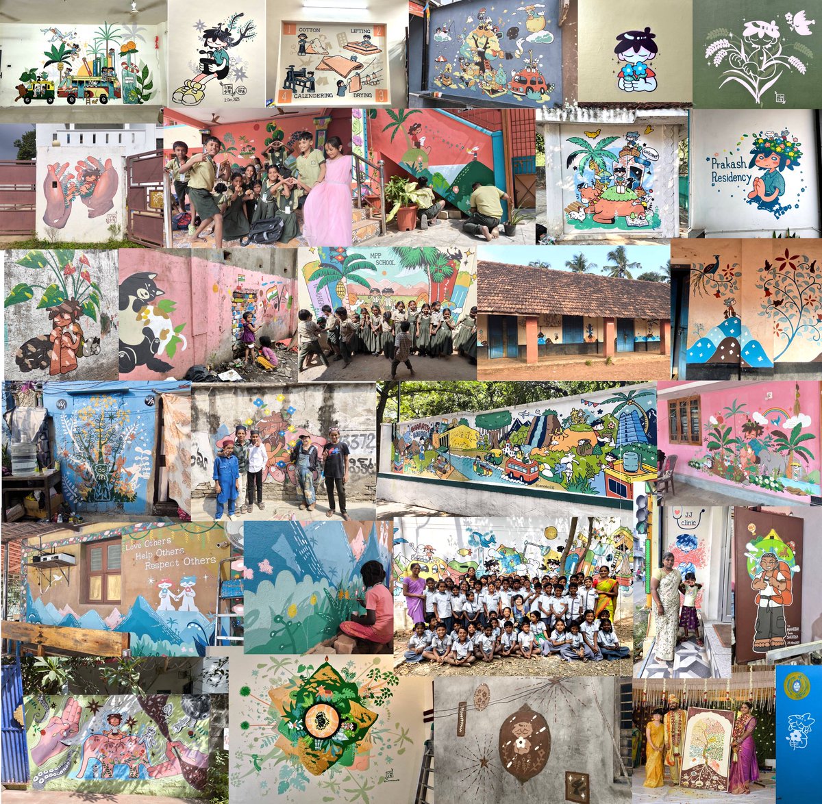 1/35少年@インド壁画旅 tweet media