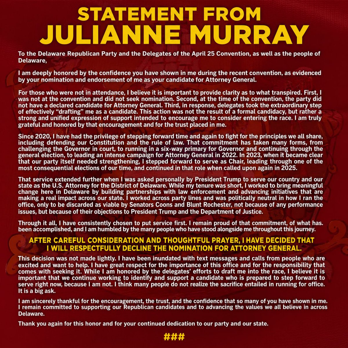 Julianne Murray Esq tweet media